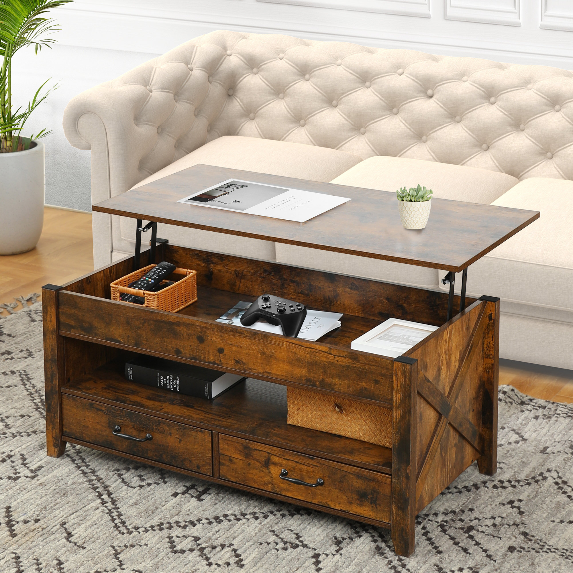 Mercer Lift Top Coffee Table Wayfair